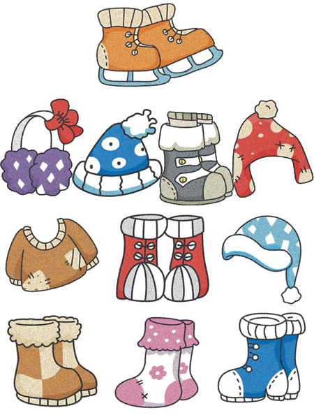 winter embroidery designs