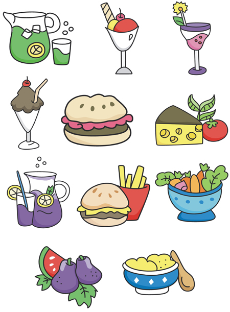 food embroidery designs