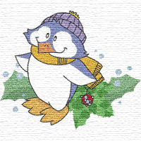 penguin embroidery designs