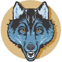 wolf embroidery designs