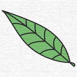 leaf embroidery designs
