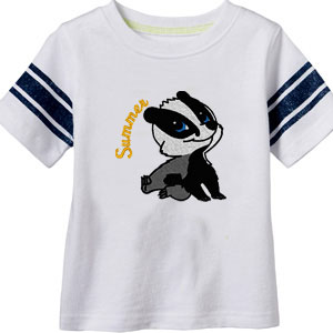 Baby Badger custom embroidery designs