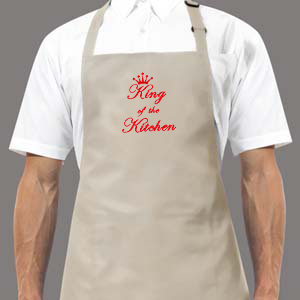 King of the kitchen custom embroidery design