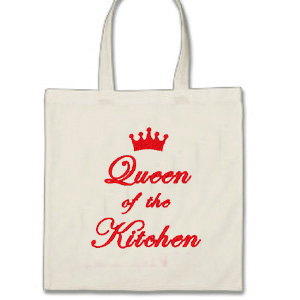 Queen of the kitchen custom embroidery design