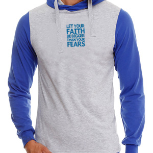 Let your faith be bigger custom embroidery design