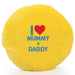 I love mummy and daddy custom embroidery design