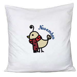 Autumn custom embroidery designs