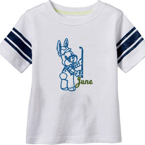 Bunny custom embroidery designs
