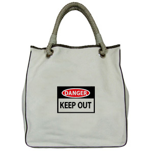 Danger - Keep Out custom embroidery design