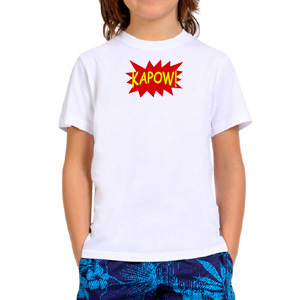 Kapow custom embroidery design