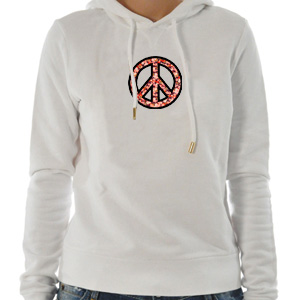Peace custom embroidery design