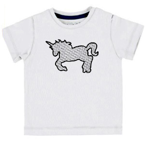 Unicorn custom embroidery design