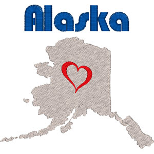 Alaska embroidery design