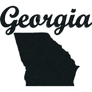 Georgia embroidery design