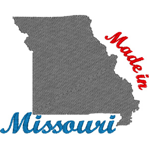 Missouri embroidery design