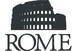 Rome embroidery design