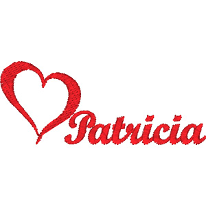 Patricia embroidery design