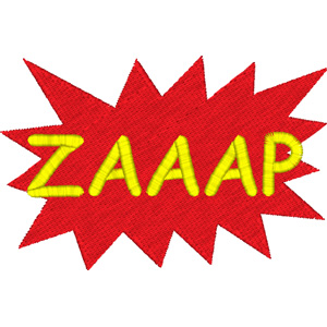 Zaaap embroidery design