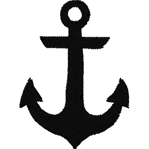 Anchor embroidery design