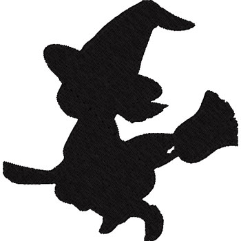 Witch embroidery design