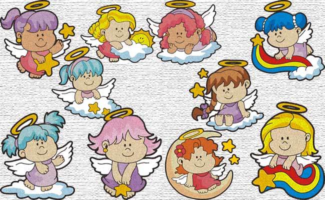 Angels embroidery designs