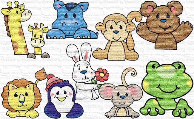 Little Friends embroidery designs