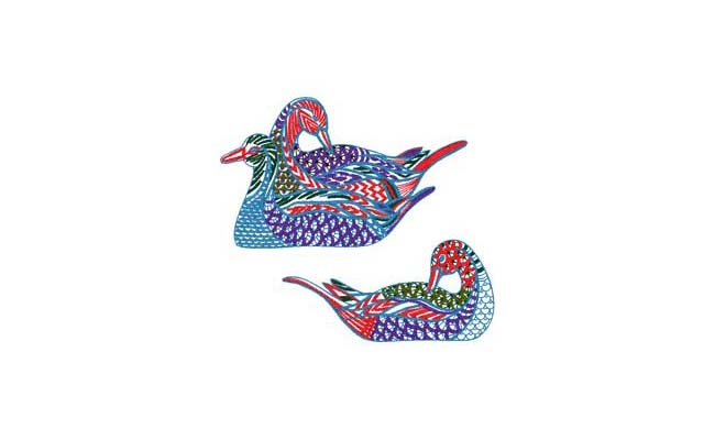 swan embroidery designs