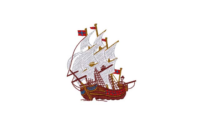 ship embroidery designs