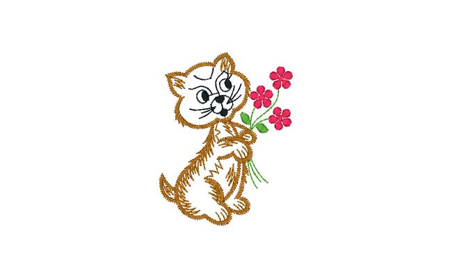 kitty embroidery designs