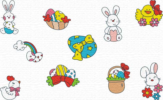 Easter embroidery designs