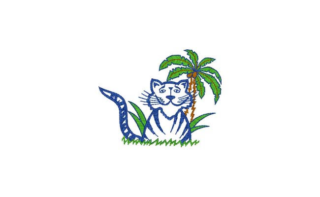 tiger embroidery designs