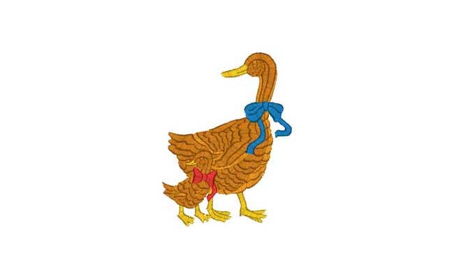 duck embroidery designs